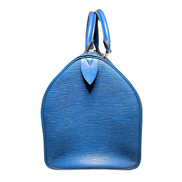 Louis Vuitton Speedy 30 Epi Toledo Blue Vintage 💙Host Pick!💙 - Picture 11 of 16